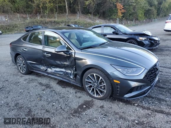 ✅ 2023 Hyundai Sonata Limited • VIN: KMHL34J25PA256646 • Lot: 86480915. Listed on Copart with 53,960 mi. Free auction sales archive from the USA and detailed vehicle history report at DreamBid. Image 4.