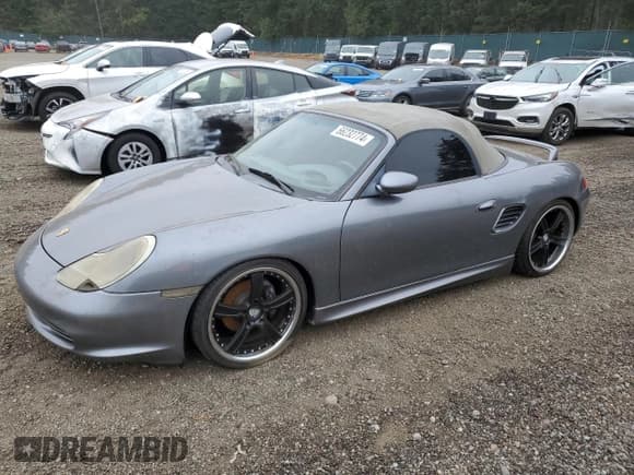 ✅ 2003 Porsche Boxster • VIN: WP0CA29863U624834 • Lot: 66232774. Listed on Copart with Not provided. Free auction sales archive from the USA and detailed vehicle history report at DreamBid. Image 1.