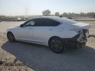 2015 Hyundai Genesis 3.8L z VIN KMHGN4JE5FU062122, wystawiony jako Copart lot #74298384 z przebiegiem 120 812 mil mil oraz Szkoda całkowita • Salvage title. Historia ofert i sprzedaży dostępna na DreamBid. Obrazek 2.