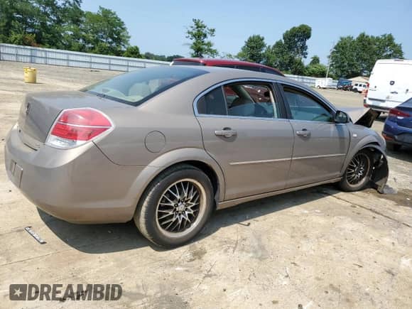 2008 Saturn Aura XE z VIN 1G8ZS57N58F129841, wystawiony jako Copart lot #65529915 z przebiegiem Nie podano mil oraz Szkoda całkowita • Salvage title. Historia ofert i sprzedaży dostępna na DreamBid. Obrazek 3.
