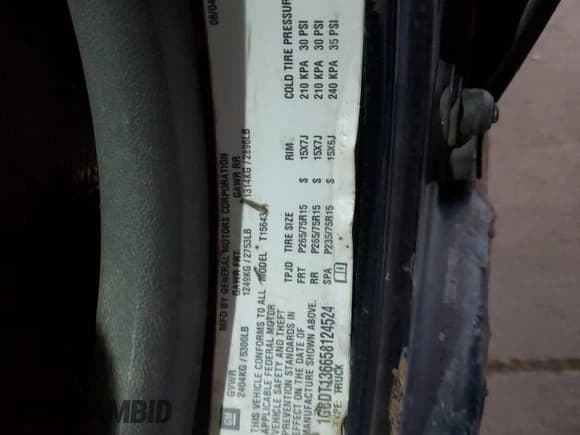 ✅ 2005 Chevrolet Colorado 1SF LS Z71 • VIN: 1GCDT136658124524 • Лот: 89008035. Опубликован ранее на Copart с пробегом 247 984 миль. Бесплатный доступ к архиву аукционных продаж из США и подробный отчёт об истории автомобиля на DreamBid. Изображение 14.