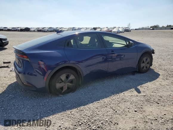 2023 Toyota Prius LE with VIN JTDACAAU6P3004002, listed as a Copart auction lot 80690095 with 58,977 mi miles and Salvage title. Bid and sale history available at DreamBid. Image 3.