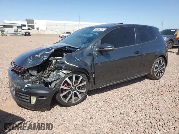 ✅ 2012 Volkswagen Golf GTI w/Sunroof & Navi PZEV • VIN: WVWFD7AJXCW005237 • Lot: 53344554. Wystawiony na Copart z przebiegiem 130 323 mil. Bezpłatny archiwum sprzedaży aukcyjnych z USA i szczegółowy raport historii pojazdu na DreamBid. Zdjęcie 1.