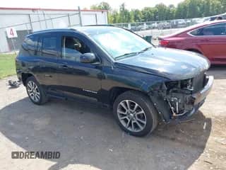 2017 Jeep Compass High Altitude with VIN 1C4NJDEB8HD165478, listed as a IAAI auction lot 43183201 with 96,368 mi miles and . Bid and sale history available at DreamBid. Image 1.