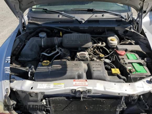 2004 Dodge Dakota SLT with VIN 1D7HL48K44S780575, listed as a Copart auction lot 57872335 with 148,785 mi miles and Salvage title. Bid and sale history available at DreamBid. Image 11.