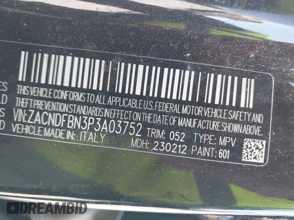 2023 Dodge Hornet GT Plus with VIN ZACNDFBN3P3A03752, listed as a IAAI auction lot 39635509 with 19,094 mi miles and . Bid and sale history available at DreamBid. Image 9.