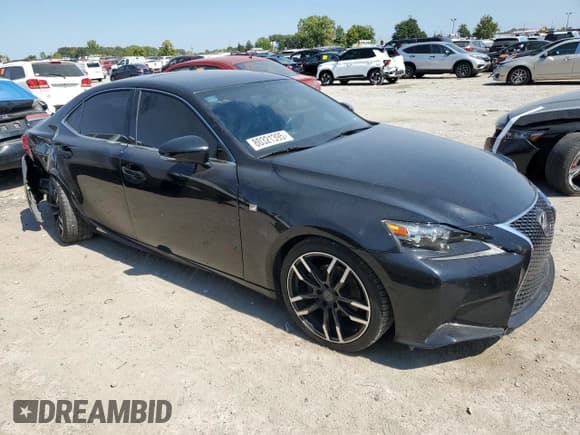 ✅ 2015 Lexus IS 250 • VIN: JTHCF1D22F5024274 • Lot: 80321395. Listed on Copart with 130,611 mi. Free auction sales archive from the USA and detailed vehicle history report at DreamBid. Image 4.