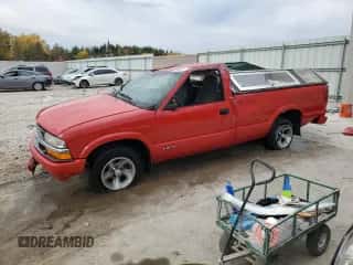 1999 Chevrolet S-10 LS с VIN 1GCCS14W4XK204147, выставлен на аукционе Copart как лот 76488374 с пробегом Не указан миль и На запчасти • Non repairable. История ставок и продаж доступна на DreamBid. Изображение 1.