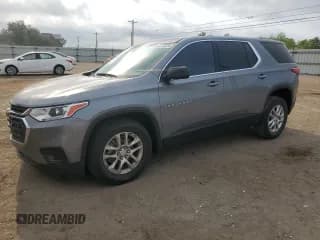 ✅ 2021 Chevrolet Traverse LS • VIN: 1GNERFKW7MJ116870 • Lot: 53139354. Wystawiony na Copart z przebiegiem 41 086 mil. Bezpłatny archiwum sprzedaży aukcyjnych z USA i szczegółowy raport historii pojazdu na DreamBid. Zdjęcie 1.