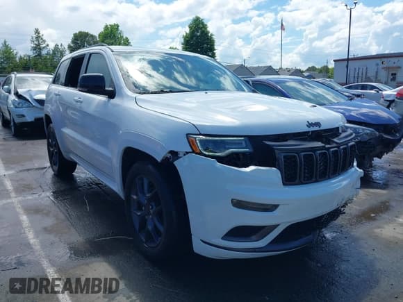 ✅ 2020 Jeep Grand Cherokee Limited X • VIN: 1C4RJFBG5LC333430 • Lot: 42263194. Listed on IAAI with 40,712 mi. Free auction sales archive from the USA and detailed vehicle history report at DreamBid. Image 1.