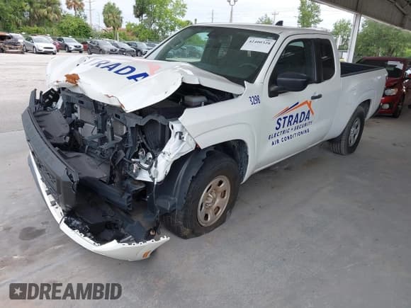 ✅ 2022 Nissan Frontier S • VIN: 1N6ED1CL4NN672429 • Lot: 42400328. Listed on IAAI with 46,824 mi. Free auction sales archive from the USA and detailed vehicle history report at DreamBid. Image 2.