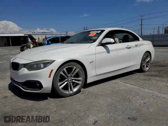 ✅ 2018 BMW 4 Series 430i • VIN: WBA4Z1C50JEA31497 • Lot: 69812385. Listed on Copart with Not provided. Free auction sales archive from the USA and detailed vehicle history report at DreamBid. Image 1.