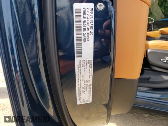 ✅ 2022 Chrysler Pacifica Pinnacle • VIN: 2C4RC3PG3NR180381 • Лот: 84906295. Опубликован ранее на Copart с пробегом 39 626 миль. Бесплатный доступ к архиву аукционных продаж из США и подробный отчёт об истории автомобиля на DreamBid. Изображение 13.