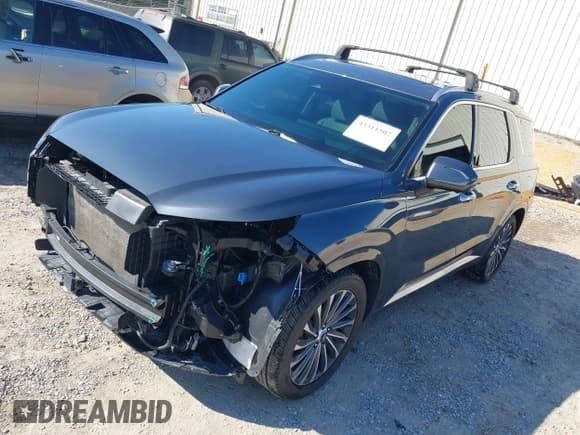 ✅ 2023 Hyundai Palisade Calligraphy • VIN: KM8R74GE9PU517128 • Lot: 43311507. Wystawiony na IAAI z przebiegiem 43 382 mil. Bezpłatny archiwum sprzedaży aukcyjnych z USA i szczegółowy raport historii pojazdu na DreamBid. Zdjęcie 2.