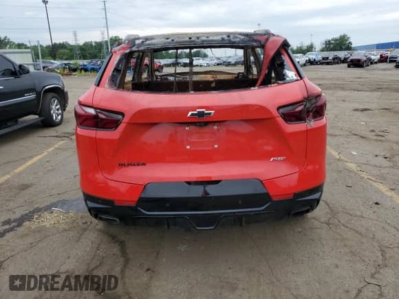 ✅ 2020 Chevrolet Blazer RS • VIN: 3GNKBERS4LS667713 • Lot: 61146284. Listed on Copart with Not provided miles. Access the free auction sales archive from the USA and view a detailed vehicle history report at DreamBid. Image 6.