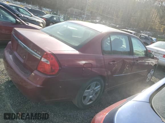 ✅ 2006 Chevrolet Malibu 2LT • VIN: 1G1ZT53816F236524 • Lot: 92883125. Listed on Copart with Not provided. Free auction sales archive from the USA and detailed vehicle history report at DreamBid. Image 3.
