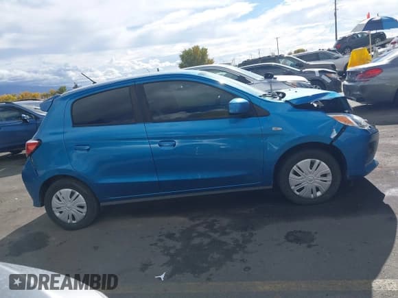 ✅ 2023 Mitsubishi Mirage ES • VIN: ML32AUHJ1PH001697 • Lot: 43633392. Listed on IAAI with 50,520 mi. Free auction sales archive from the USA and detailed vehicle history report at DreamBid. Image 13.