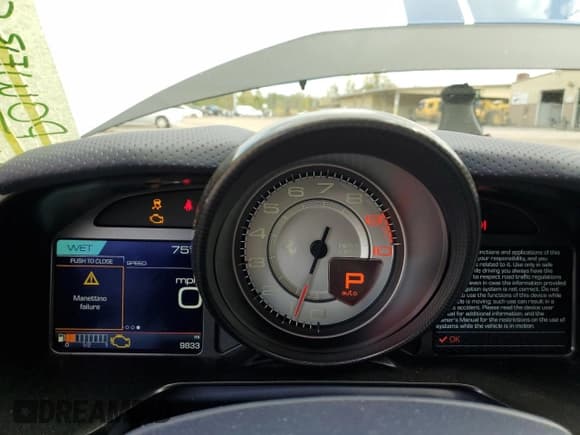 ✅ 2019 Ferrari 812 • VIN: ZFF83CLA1K0238914 • Лот: 73543634. Опубликован ранее на Copart с пробегом 9 833 миль. Бесплатный доступ к архиву аукционных продаж из США и подробный отчёт об истории автомобиля на DreamBid. Изображение 9.