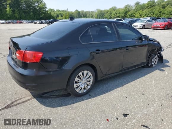 ✅ 2012 Volkswagen Jetta S • VIN: 3VW1K7AJ1CM342943 • Lot: 60465855. Listed on Copart with 192,923 mi. Free auction sales archive from the USA and detailed vehicle history report at DreamBid. Image 3.