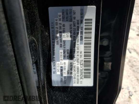 ✅ 2020 Mazda CX-30 Premium • VIN: 3MVDMAEM8LM130714 • Lot: 56898104. Wystawiony na Copart z przebiegiem 39 544 mil. Bezpłatny archiwum sprzedaży aukcyjnych z USA i szczegółowy raport historii pojazdu na DreamBid. Zdjęcie 15.