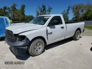 2017 Ram 1500 Tradesman with VIN 3C6JR6DG9HG510771, listed as a Copart auction lot 48733725 with 114,065 mi miles and Salvage title. Bid and sale history available at DreamBid. Image 1.