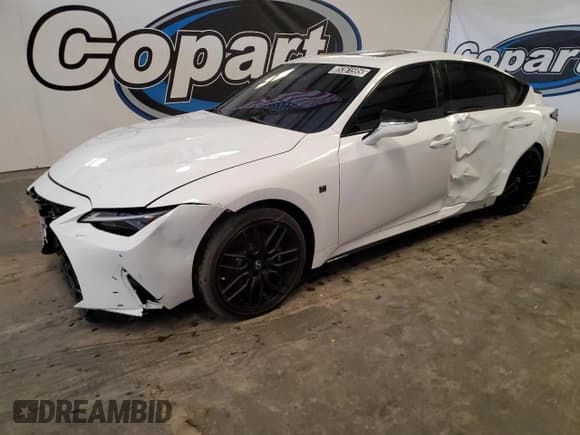 ✅ 2023 Lexus IS 500 F Sport Performance • VIN: JTHAP1D2XP5003226 • Lot: 85361595. Wystawiony na Copart z przebiegiem 30 239 mil. Bezpłatny archiwum sprzedaży aukcyjnych z USA i szczegółowy raport historii pojazdu na DreamBid. Zdjęcie 1.
