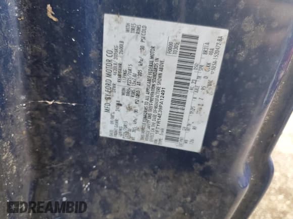 ✅ 2009 Ford Ranger XL • VIN: 1FTYR14E39PA12491 • Lot: 64255285. Listed on Copart with Not provided. Free auction sales archive from the USA and detailed vehicle history report at DreamBid. Image 12.