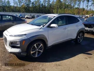 ✅ 2018 Hyundai Kona Ultimate • VIN: KM8K53A52JU100466 • Лот: 74670073. Опубликован ранее на Copart с пробегом 37 534 миль. Бесплатный доступ к архиву аукционных продаж из США и подробный отчёт об истории автомобиля на DreamBid. Изображение 1.