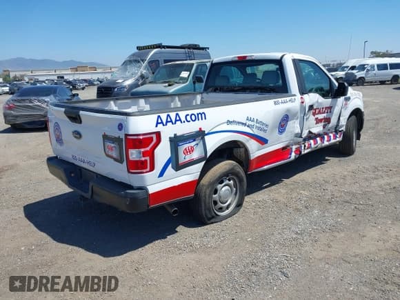 ✅ 2019 Ford F-150 XL • VIN: 1FTMF1CB3KKC86887 • Lot: 42018920. Listed on IAAI with 88,479 mi. Free auction sales archive from the USA and detailed vehicle history report at DreamBid. Image 4.