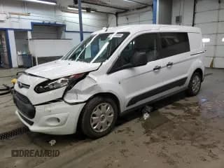 ✅ 2015 Ford Transit Connect XLT • VIN: NM0LE7F72F1208229 • Lot: 44481655. Listed on Copart with 43,400 mi. Free auction sales archive from the USA and detailed vehicle history report at DreamBid. Image 1.