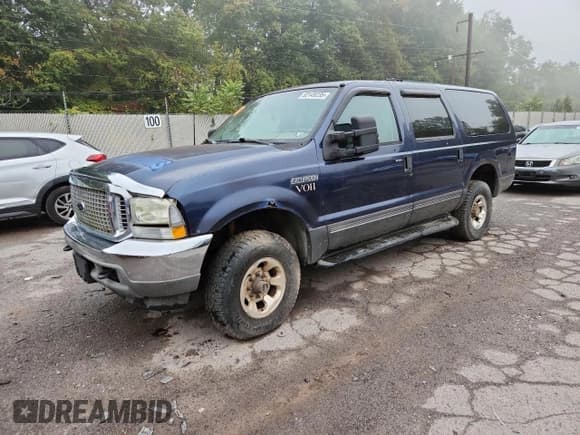 ✅ 2003 Ford Excursion Special Serv • VIN: 1FMNU41SX3EB12230 • Лот: 82149235. Опубликован ранее на Copart с пробегом 164 633 миль. Бесплатный доступ к архиву аукционных продаж из США и подробный отчёт об истории автомобиля на DreamBid. Изображение 1.