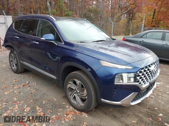 ✅ 2022 Hyundai Santa Fe SEL • VIN: 5NMS3DAJ1NH474819 • Lot: 43546610. Listed on IAAI with 24,937 mi. Free auction sales archive from the USA and detailed vehicle history report at DreamBid. Image 1.