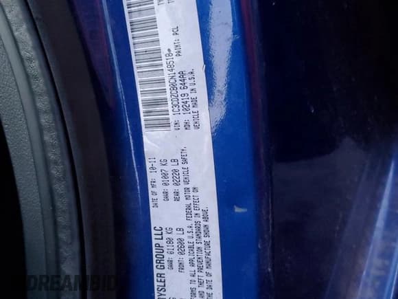 ✅ 2012 Dodge Avenger SXT • VIN: 1C3CDZCB0CN148518 • Лот: 89165665. Опубликован ранее на Copart с пробегом 231 789 миль. Бесплатный доступ к архиву аукционных продаж из США и подробный отчёт об истории автомобиля на DreamBid. Изображение 12.