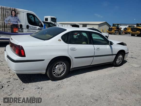 2000 Chevrolet Impala with VIN 2G1WF55K5Y9153046, listed as a Copart auction lot 54844885 with 35,136 mi miles and Salvage title. Bid and sale history available at DreamBid. Image 3.
