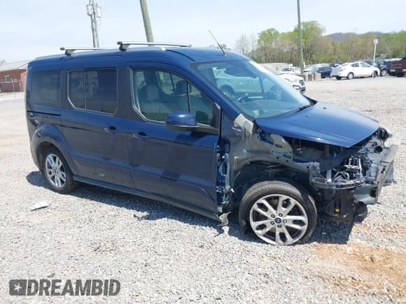 ✅ 2016 Ford Transit Connect Titanium • VIN: NM0GE9G74G1285505 • Lot: 42022165. Listed on IAAI with 94,450 mi. Free auction sales archive from the USA and detailed vehicle history report at DreamBid. Image 1.