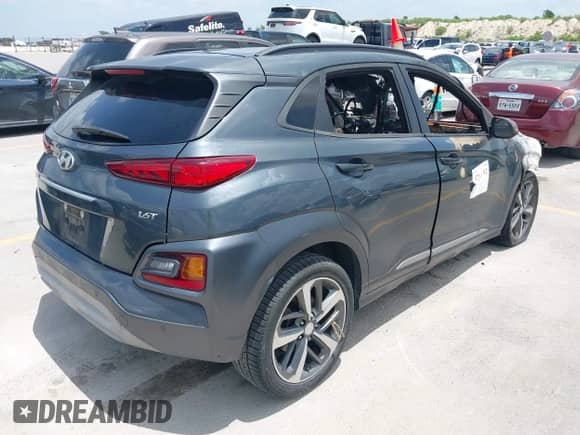 2018 Hyundai Kona Ultimate with VIN KM8K53A50JU072389, listed as a IAAI auction lot 42523812 with Not provided miles and . Bid and sale history available at DreamBid. Image 4.