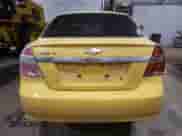 2010 Chevrolet Aveo 1LT z VIN KL1TD5DE7AB101005, wystawiony jako Copart lot #83117764 z przebiegiem 97 957 mil mil oraz Szkoda całkowita • Salvage title. Historia ofert i sprzedaży dostępna na DreamBid. Obrazek 6.