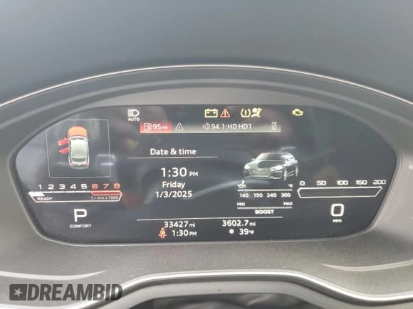 ✅ 2022 Audi RS 5 Sportback • VIN: WUAAWCF50NA902918 • Lot: 87485234. Listed on Copart with 33,427 mi. Free auction sales archive from the USA and detailed vehicle history report at DreamBid. Image 9.