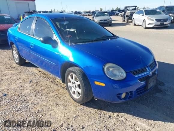 2004 Dodge Neon SXT with VIN 1B3ES56C34D585302, listed as a IAAI auction lot 43529433 with 195,823 mi miles and . Bid and sale history available at DreamBid. Image 1.