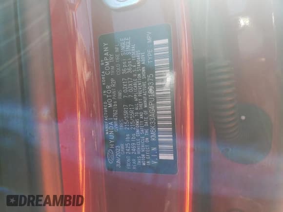 ✅ 2023 Hyundai Kona SEL • VIN: KM8K33AG4PU189375 • Лот: 70725134. Опубликован ранее на Copart с пробегом 6 390 миль. Бесплатный доступ к архиву аукционных продаж из США и подробный отчёт об истории автомобиля на DreamBid. Изображение 13.