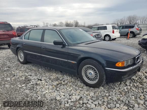 ✅ 2000 BMW 7 Series 740iL • VIN: WBAGH8343YDP06482 • Lot: 81431494. Listed on Copart with 150,418 mi. Free auction sales archive from the USA and detailed vehicle history report at DreamBid. Image 4.