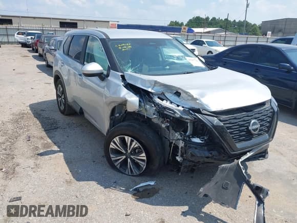 ✅ 2023 Nissan Rogue SV • VIN: 5N1BT3BA9PC846719 • Lot: 43237741. Listed on IAAI with 54,143 mi. Free auction sales archive from the USA and detailed vehicle history report at DreamBid. Image 1.