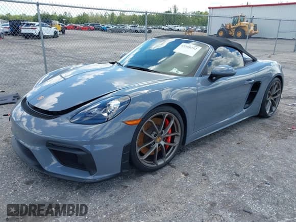 ✅ 2023 Porsche 718 Spyder • VIN: WP0CC2A85PS222391 • Lot: 43208392. Wystawiony na IAAI z przebiegiem 13 616 mil. Bezpłatny archiwum sprzedaży aukcyjnych z USA i szczegółowy raport historii pojazdu na DreamBid. Zdjęcie 2.