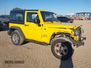 ✅ 2015 Jeep Wrangler Sport • VIN: 1C4AJWAG4FL542631 • Лот: 43701197. Опубликован ранее на IAAI с пробегом 166 531 миль. Бесплатный доступ к архиву аукционных продаж из США и подробный отчёт об истории автомобиля на DreamBid. Изображение 1.