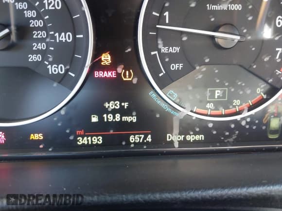 ✅ 2015 BMW 3 Series 328i • VIN: WBA3C1G5XFNR50080 • Lot: 43599343. Listed on IAAI with 34,193 mi. Free auction sales archive from the USA and detailed vehicle history report at DreamBid. Image 7.