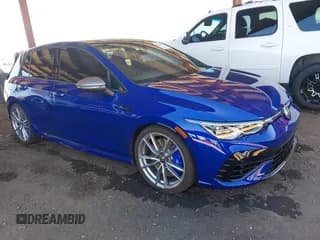 ✅ 2024 Volkswagen Golf R • VIN: WVWFB7CD0RW218607 • Lot: 41666719. Listed on IAAI with 5,037 mi. Free auction sales archive from the USA and detailed vehicle history report at DreamBid. Image 1.