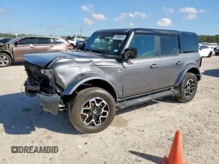 ✅ 2024 Ford Bronco Outer Banks • VIN: 1FMDE8BH8RLB55178 • Lot: 91886045. Wystawiony na Copart z przebiegiem 7 268 mil. Bezpłatny archiwum sprzedaży aukcyjnych z USA i szczegółowy raport historii pojazdu na DreamBid. Zdjęcie 1.