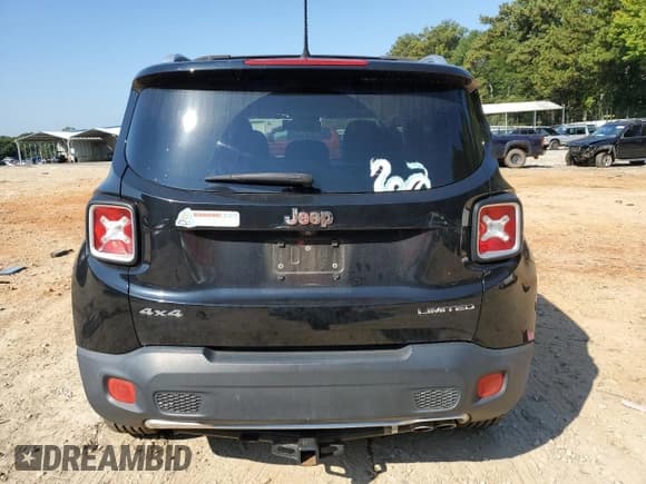 ✅ 2017 Jeep Renegade Limited • VIN: ZACCJBDB5HPG37778 • Lot: 81383425. Listed on Copart with 77,136 mi. Free auction sales archive from the USA and detailed vehicle history report at DreamBid. Image 6.
