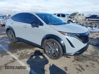 ✅ 2024 Nissan ARIYA Platinum+ • VIN: JN1DF0CD0RM733320 • Lot: 43367061. Wystawiony na IAAI z przebiegiem 24 730 mil. Bezpłatny archiwum sprzedaży aukcyjnych z USA i szczegółowy raport historii pojazdu na DreamBid. Zdjęcie 1.