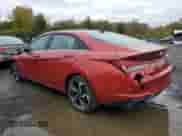 2021 Hyundai Elantra Limited with VIN KMHLP4AG9MU114410, listed as a Copart auction lot 86509285 with 33,487 mi miles and Clean title. Bid and sale history available at DreamBid. Image 2.